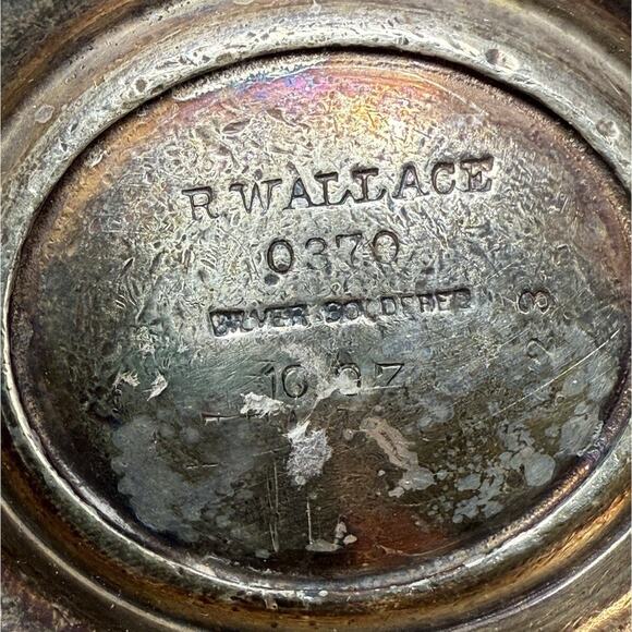 Antique R. Wallace Silverplate 10oz Teapot Victorian Style Genie Lamp Look - Picture 8 of 9